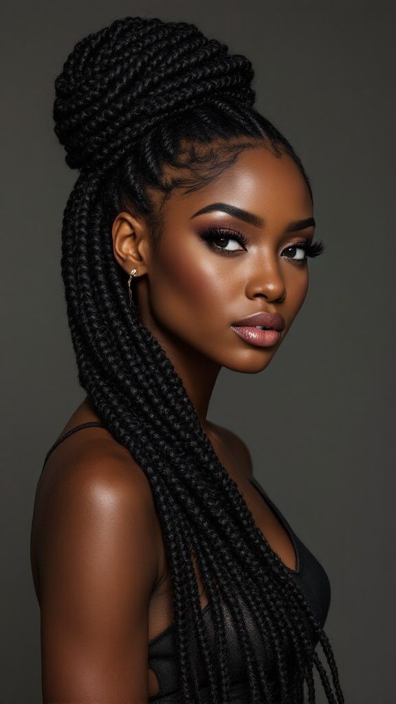 Great Look With Human Hair Braiding 
