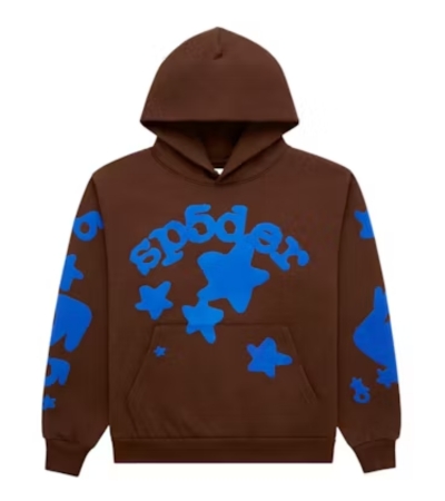 Sp5der Beluga Hoodie Brown