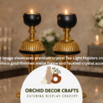 Decorative tea light holders adding a warm and elegant glow to home décor