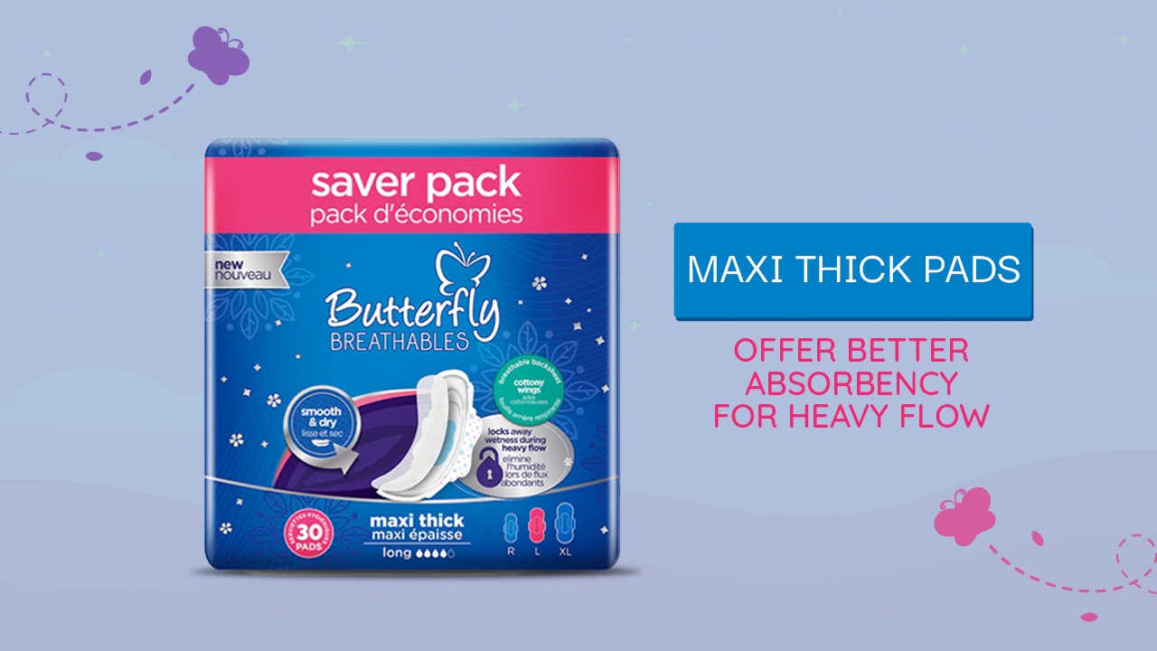 How Maxi Thick Pads Offer Better Absorbency for Heavy Bleeding