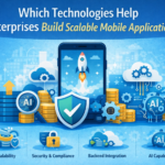 Scalable enterprise mobile app technologies infographic