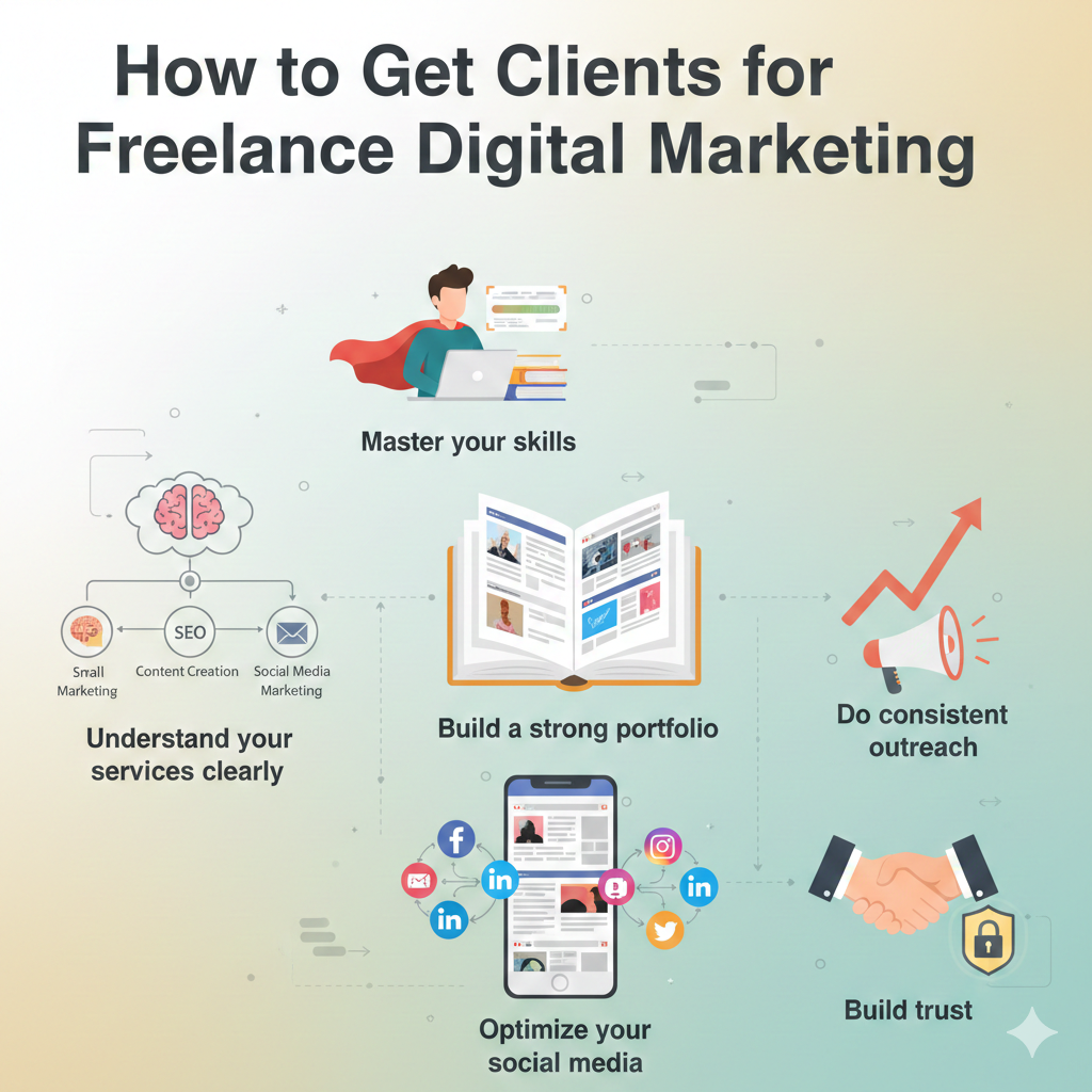 How to Get Clients for Freelance Digital Marketing