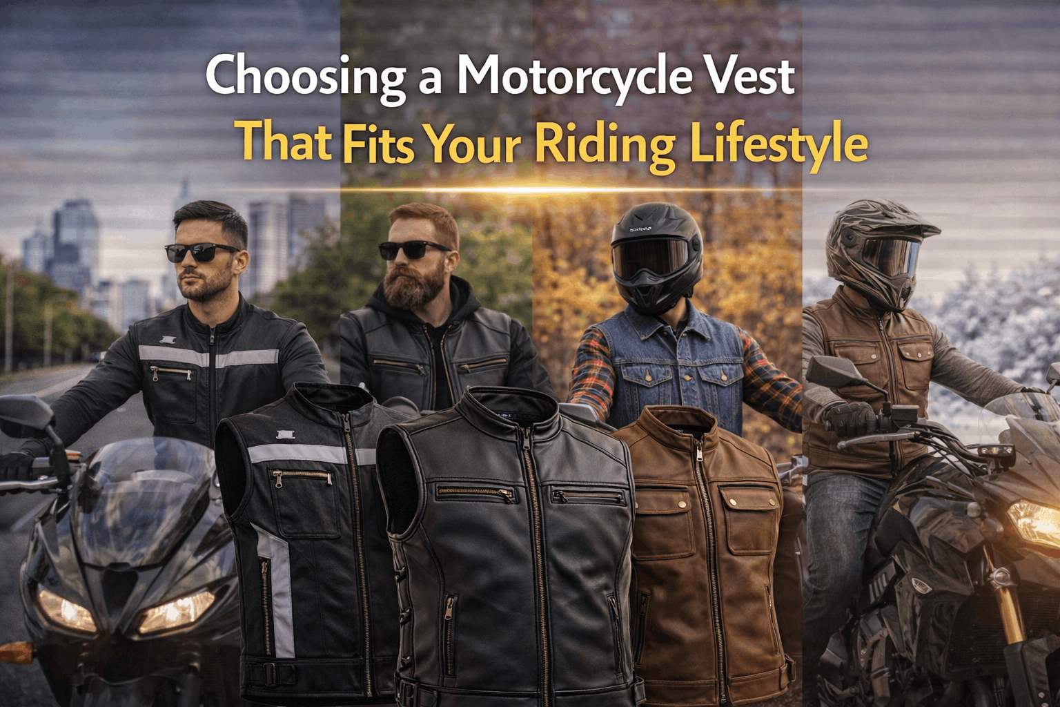 Choosing a Motorcycle Vest That Fits Your Riding Lifestyle