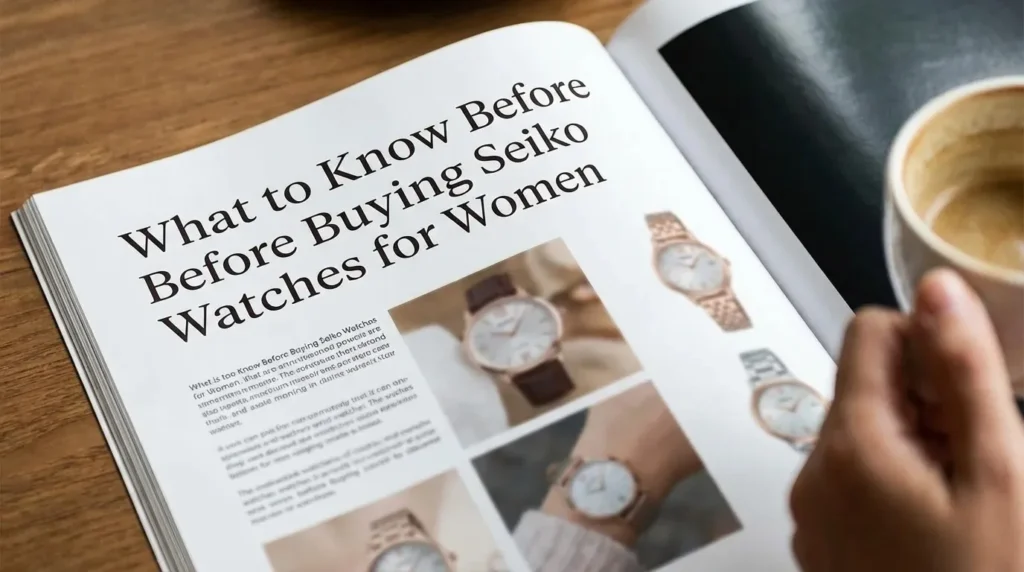 What to Know Before Buying Seiko Watches for Women