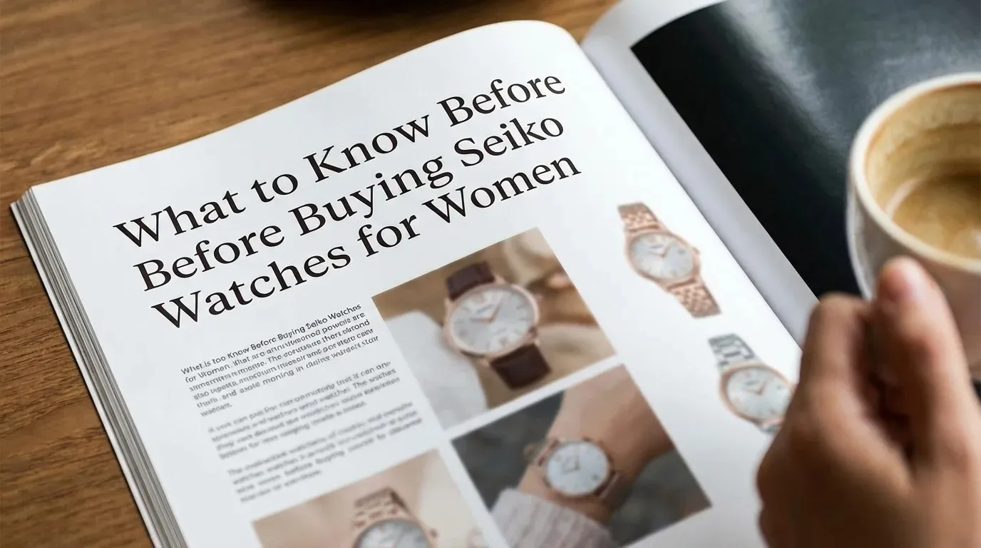 What to Know Before Buying Seiko Watches for Women