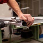 aluminium frame window.