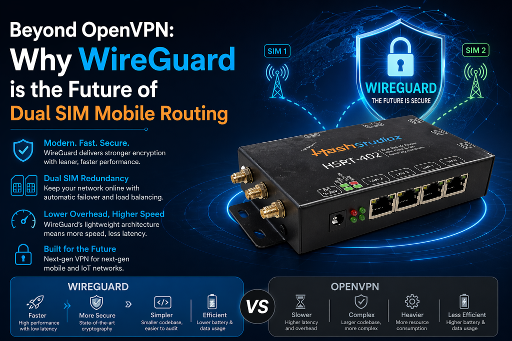 Beyond OpenVPN Why WireGuard is the Future of Dual SIM Mobile Routing