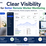 remote worker monitoring and productivity tracking dashboard with Prime Teams time tracking software