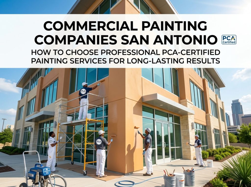 Commercial Painting Companies San Antonio How to Choose Professional PCA-Certified Painting Services for Long-Lasting Results rivercitypaintingsa