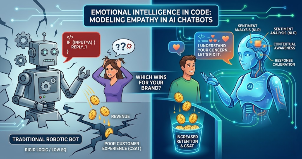 Emotional Intelligence in Code How Top Chatbot Development Companies Model Empathy