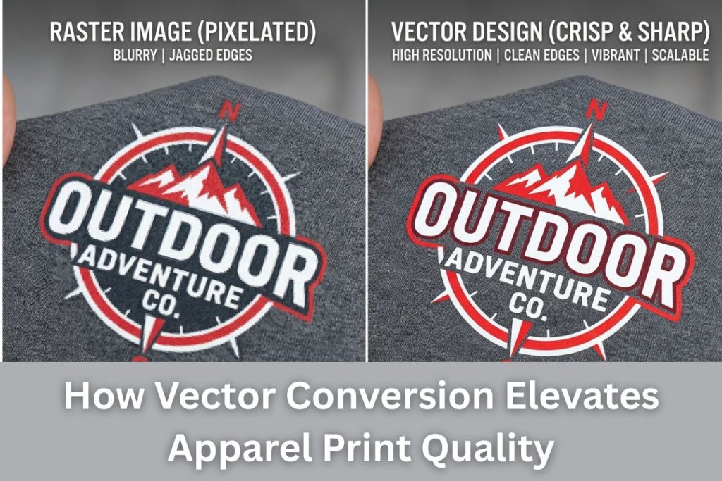 How Vector Conversion Elevates Apparel Print Quality