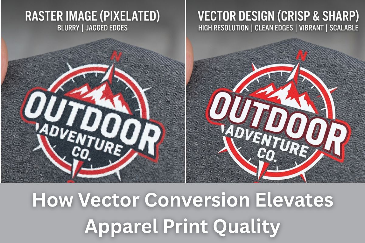 From Pixelated to Premium: How Vector Conversion Elevates Apparel Print Quality