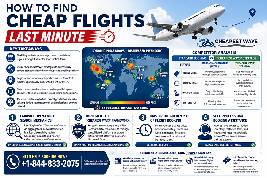 How to Find Cheap Flights Last Minute