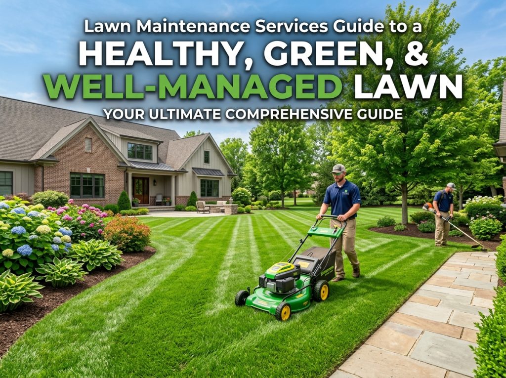 Lawn Maintenance Services Guide to a Healthy, Green, and Well-Managed Lawn