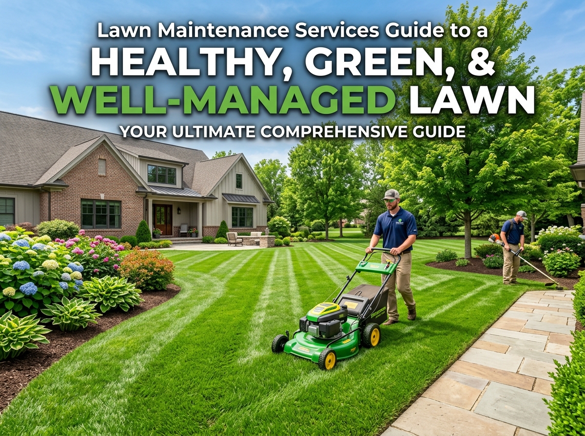 Lawn Maintenance Services Guide to a Healthy, Green, and Well-Managed Lawn