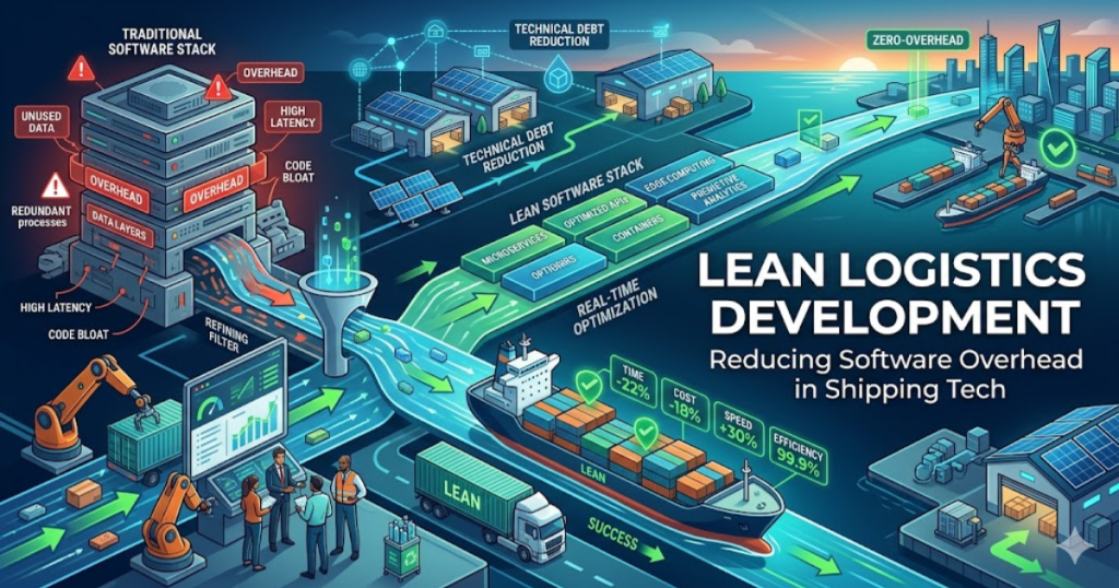 Lean Logistics Development: Reducing Software Overhead in Shipping Tech