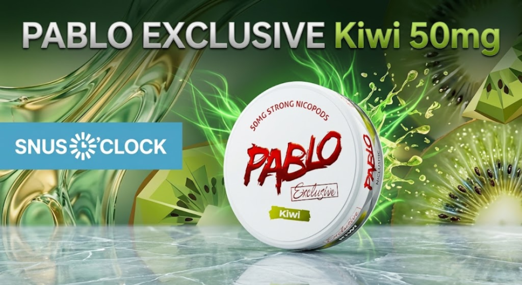 The Bold Intensity of Pablo Kiwi 50mg: A Premium Nicotine Experience