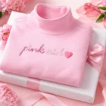 Pink Aid x Parke Mockneck Sweatshirt