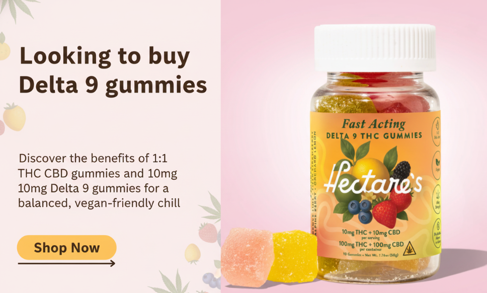 Buy Delta 9 Gummies: 10mg Vegan THC Gummy 2026