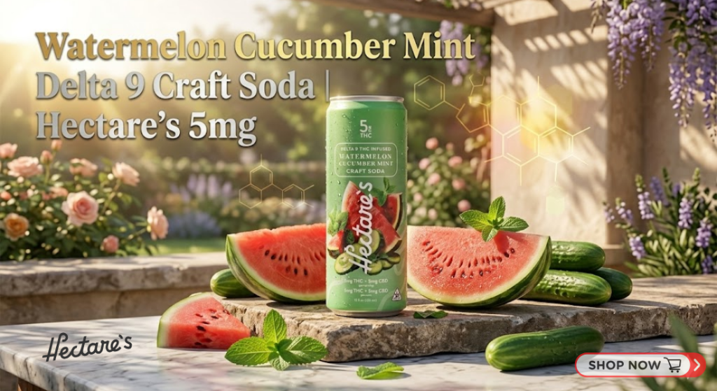 Watermelon Cucumber Mint Craft Soda THC