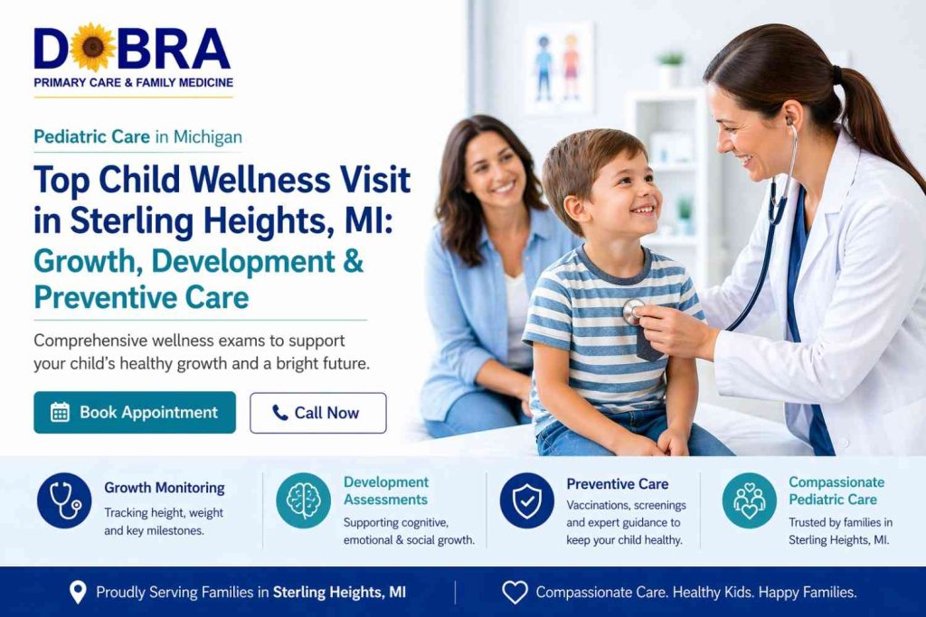 child wellness visit michigan