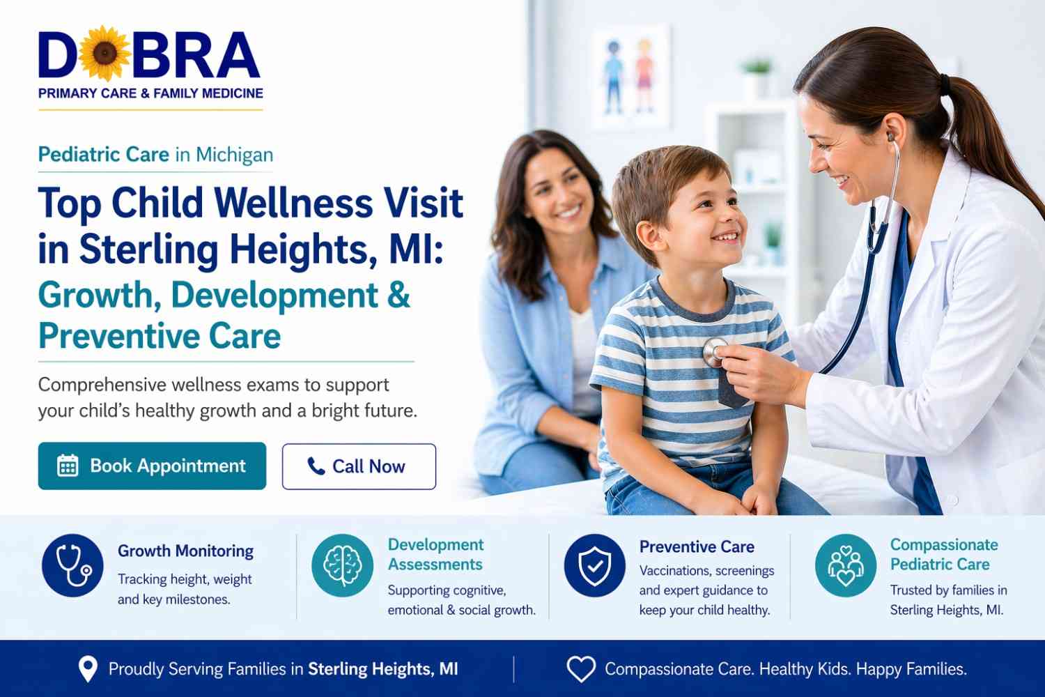 child wellness visit michigan