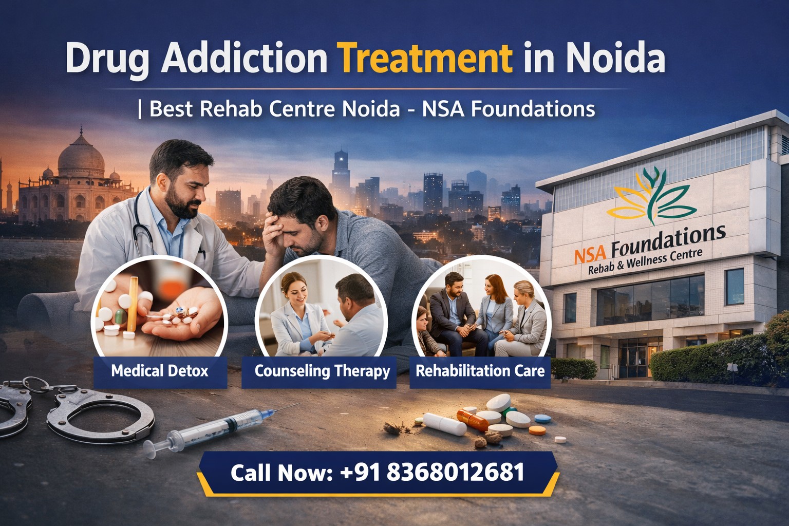 Start a New Life Today: Top Rehabilitation Solutions in Delhi & Noida