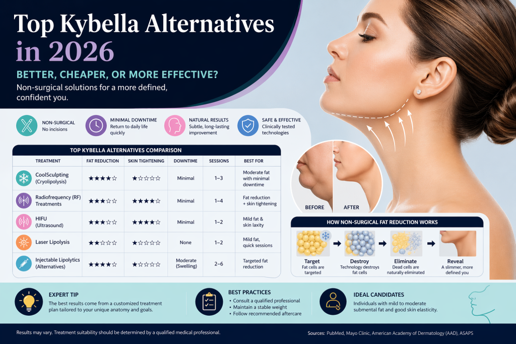 In this image, kybella details are mentioned.