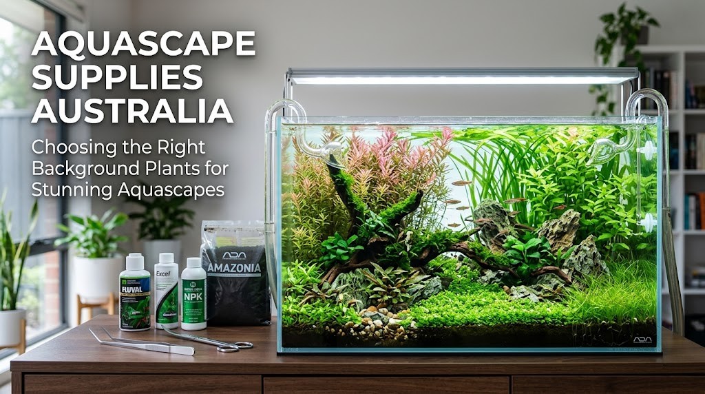Aquascape Supplies Australia: How to Choose the Right Background Plants for a Stunning Aquascape