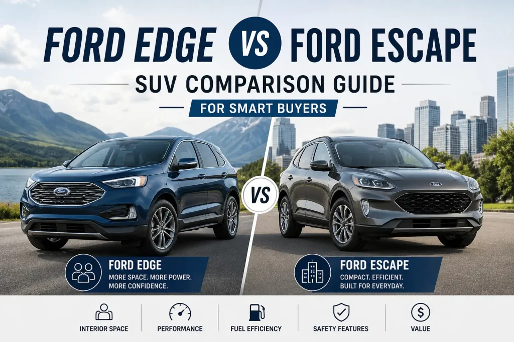 Ford Edge vs Ford Escape: SUV Comparison Guide for Smart Buyers