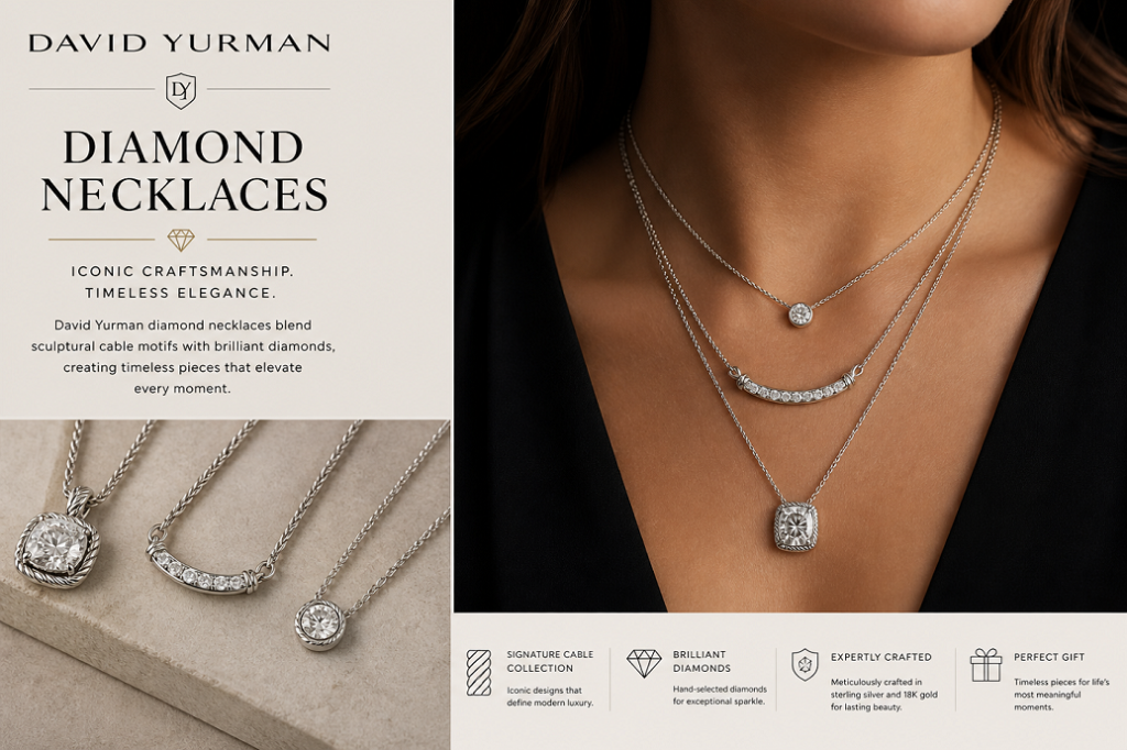 David Yurman Diamond Necklaces