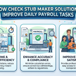 How Check Stub Maker Solutions Improve Daily Payroll Tasks